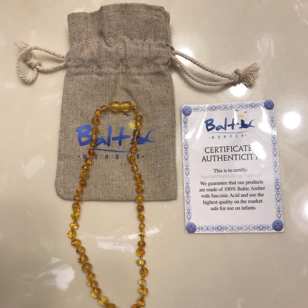 Baltic Amber teething necklace